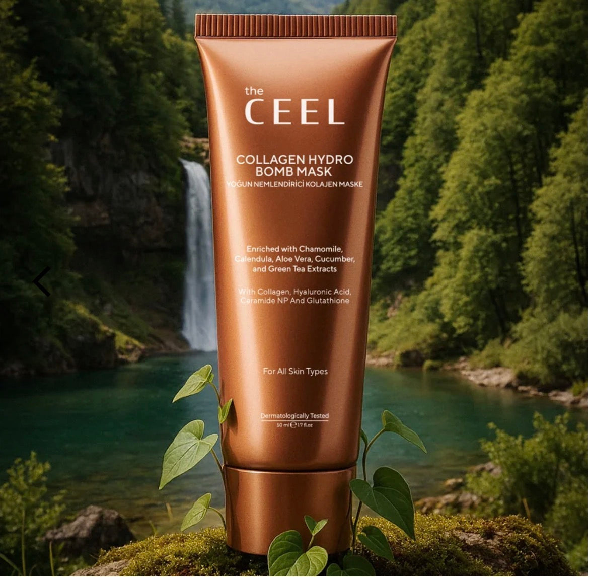 Peel-Off Collagen Mask with Glutathione and Green Tea Extract | 50 ml