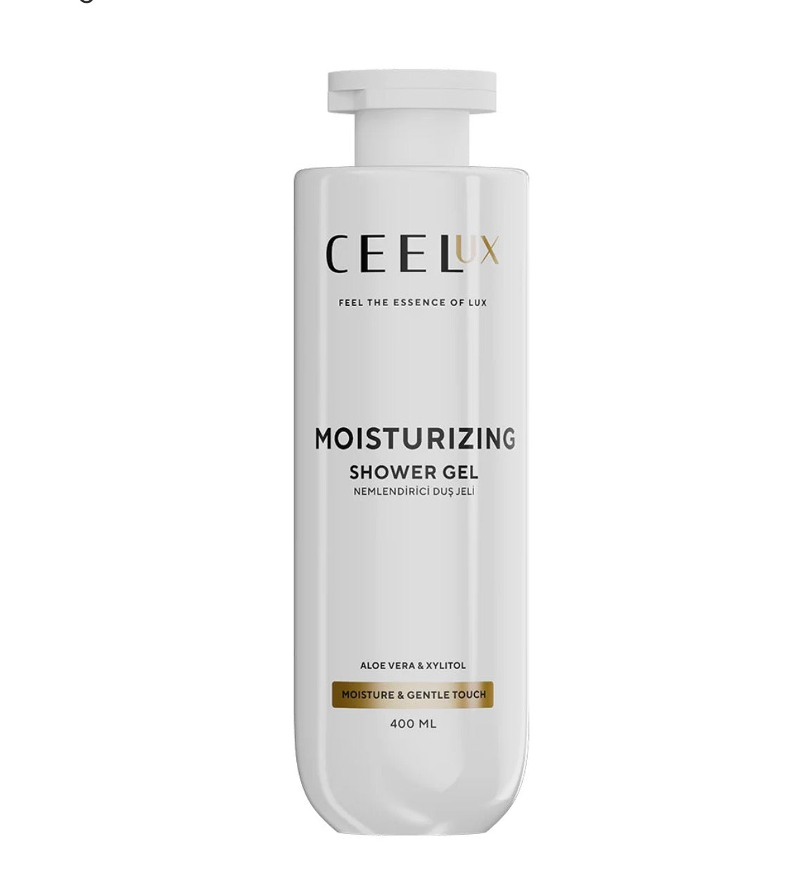 Moisturizing and Nourishing Shower Care Gel with Xylitol and Aloe Vera Extract 400 ml