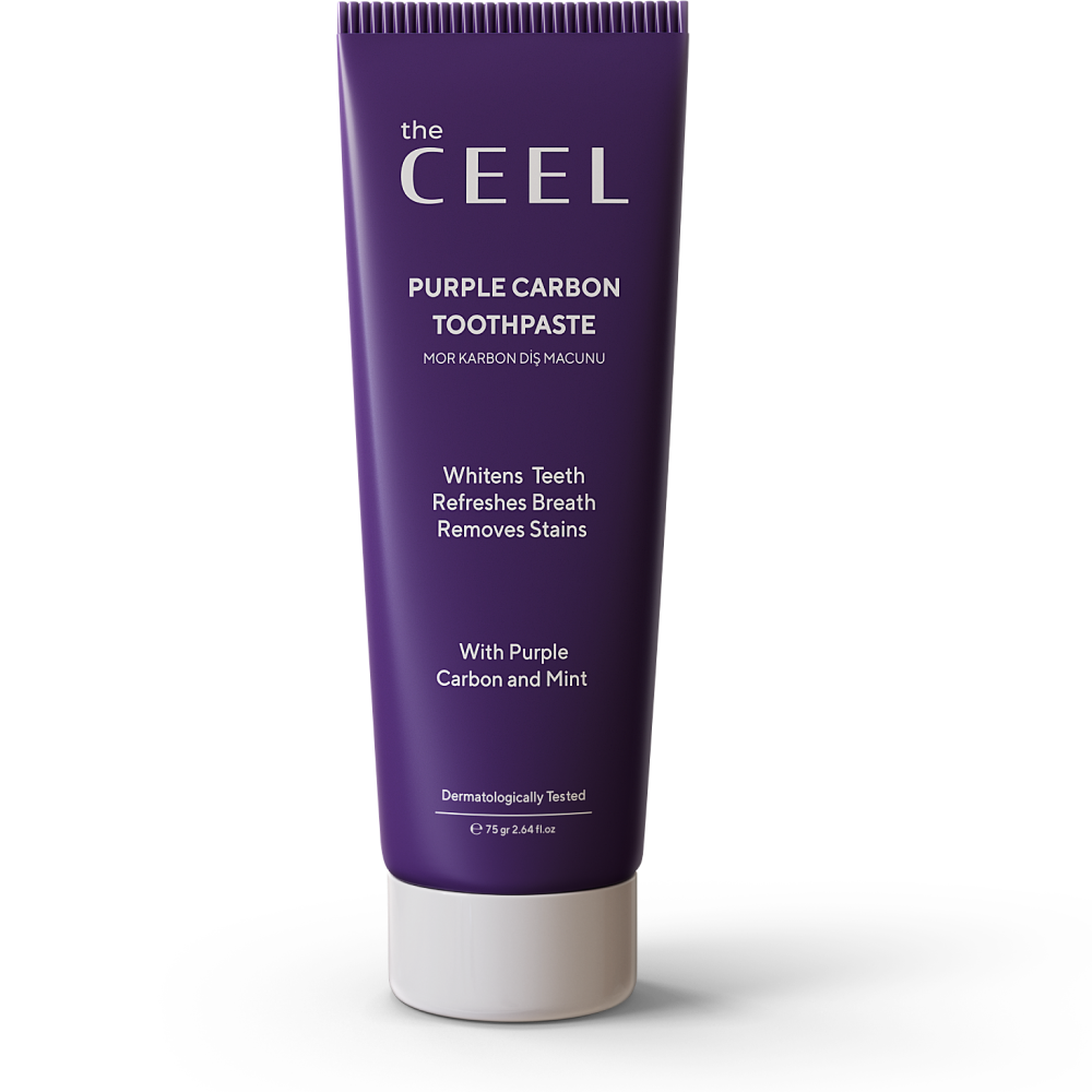 Teeth Whitening Activated Purple Charcoal Toothpaste 50 ml