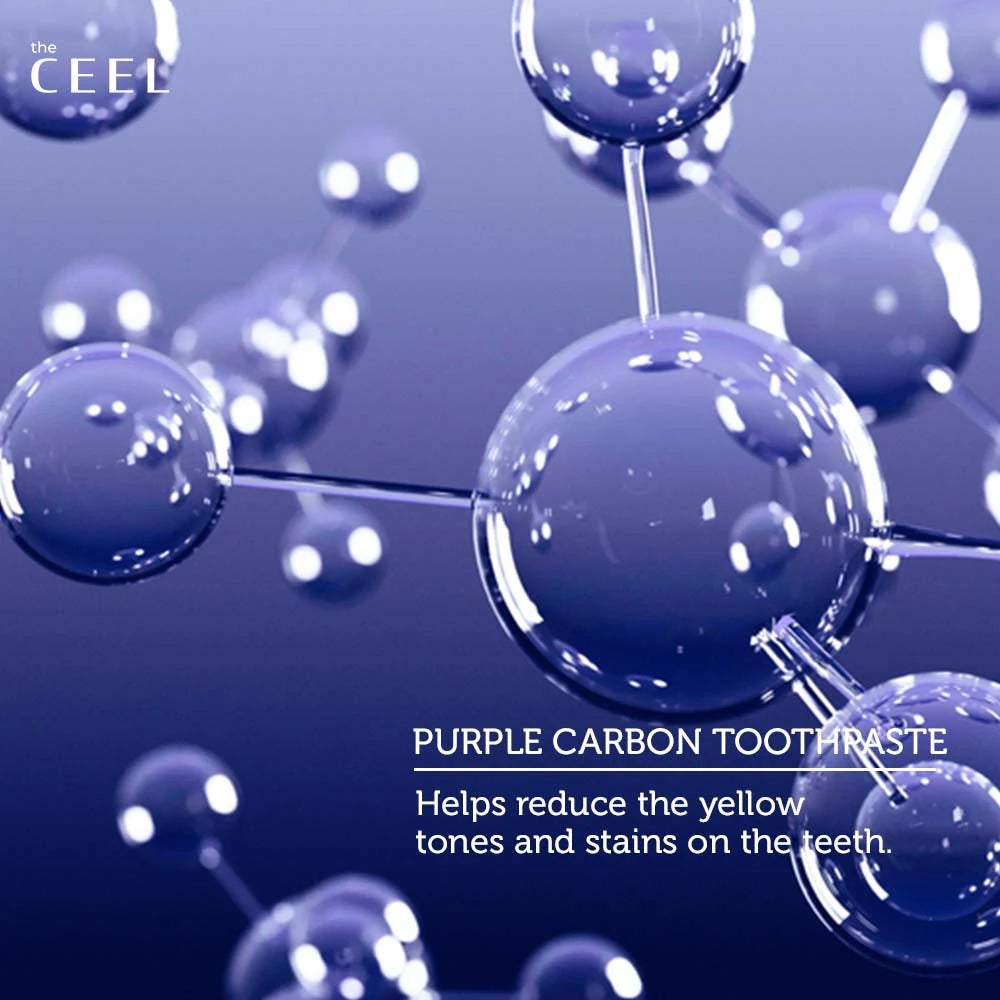 Teeth Whitening Activated Purple Charcoal Toothpaste 50 ml