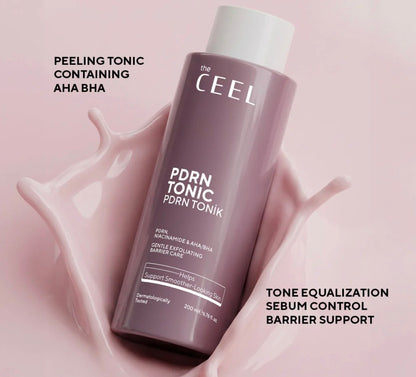 PDRN Salmon DNA Tonic – Exfoliating Tonic with Niacinamide & AHA BHA 200 ml