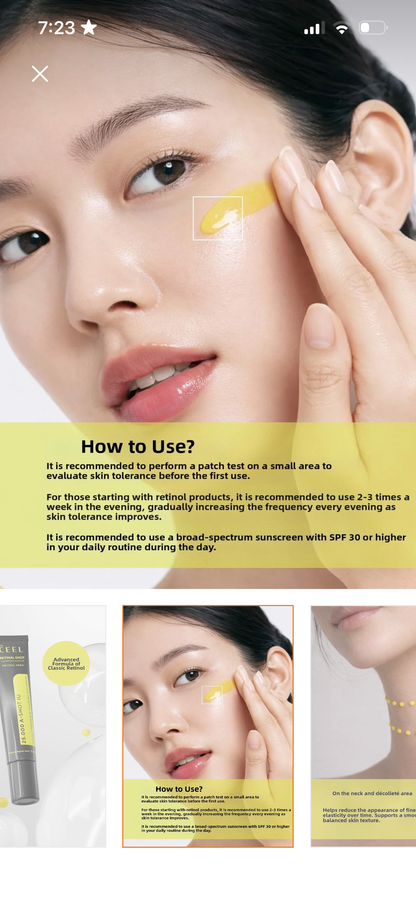 Retinal 0.1% Repair & Brighten Booster Cream with Azelaic Acid, 7x Hyaluronic Acid, Q10 15 ml