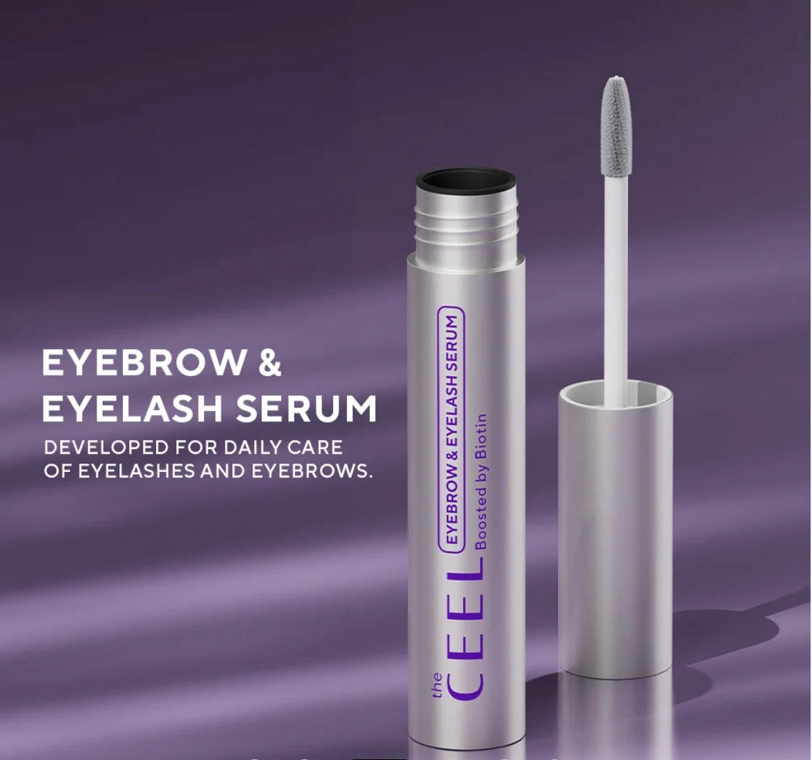 Eyebrow & Eyelash Care Serum Peptide Complex, Arginine, Castor Oil, Biotin 6 ML