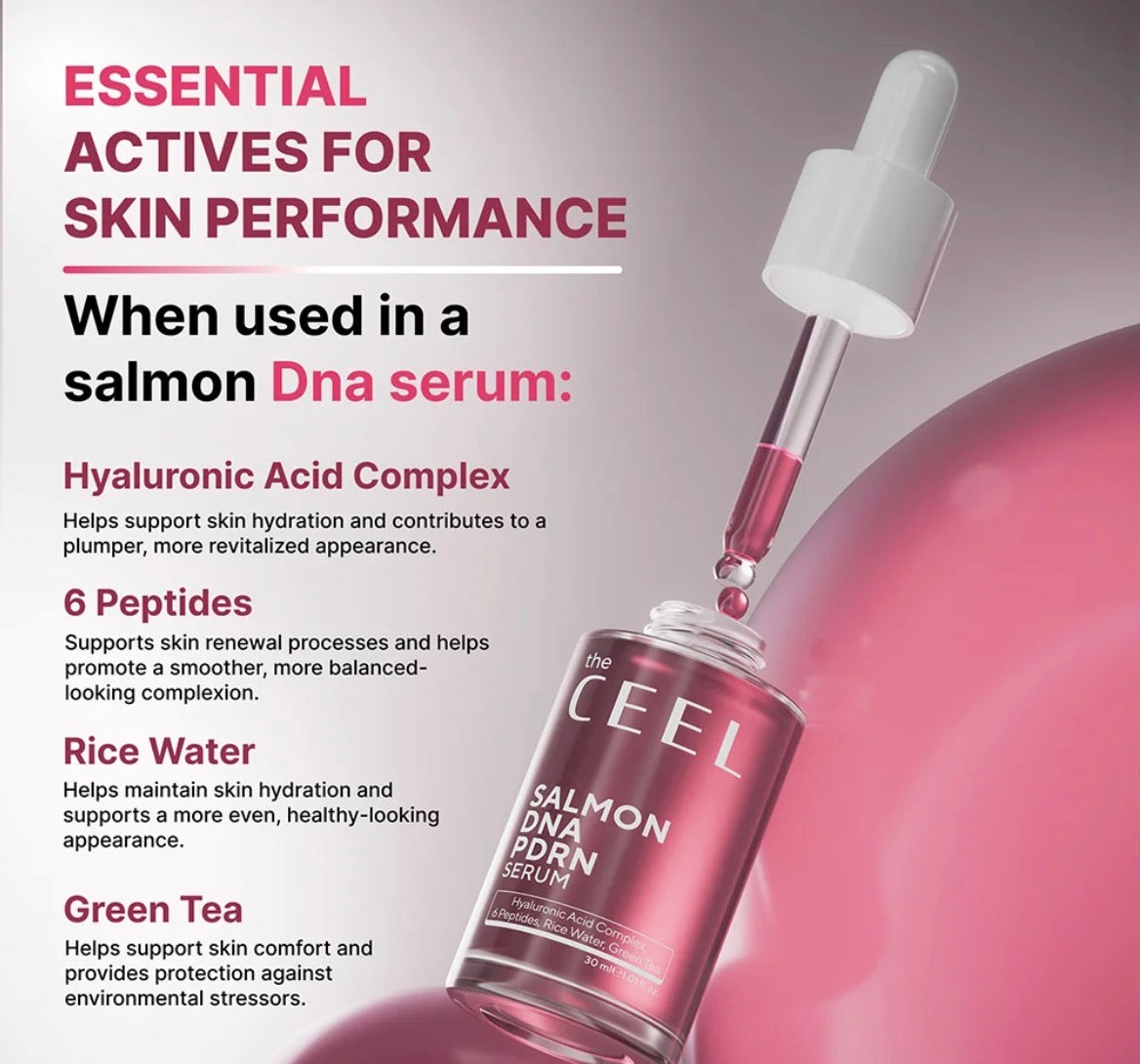 Salmon DNA PDRN Regenerating Facial Serum – Rice Water, Hyaluronic Acid and Peptide Complex 30 ML