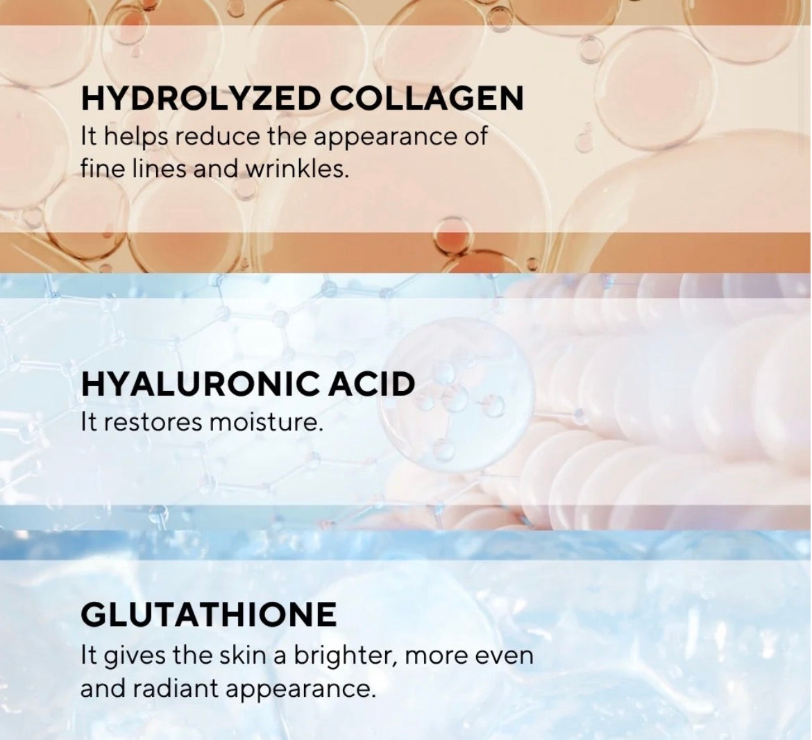 Plumping and Firming Effective Collagen Serum Hydrolyzed Collagen, Glutathione 30 ml