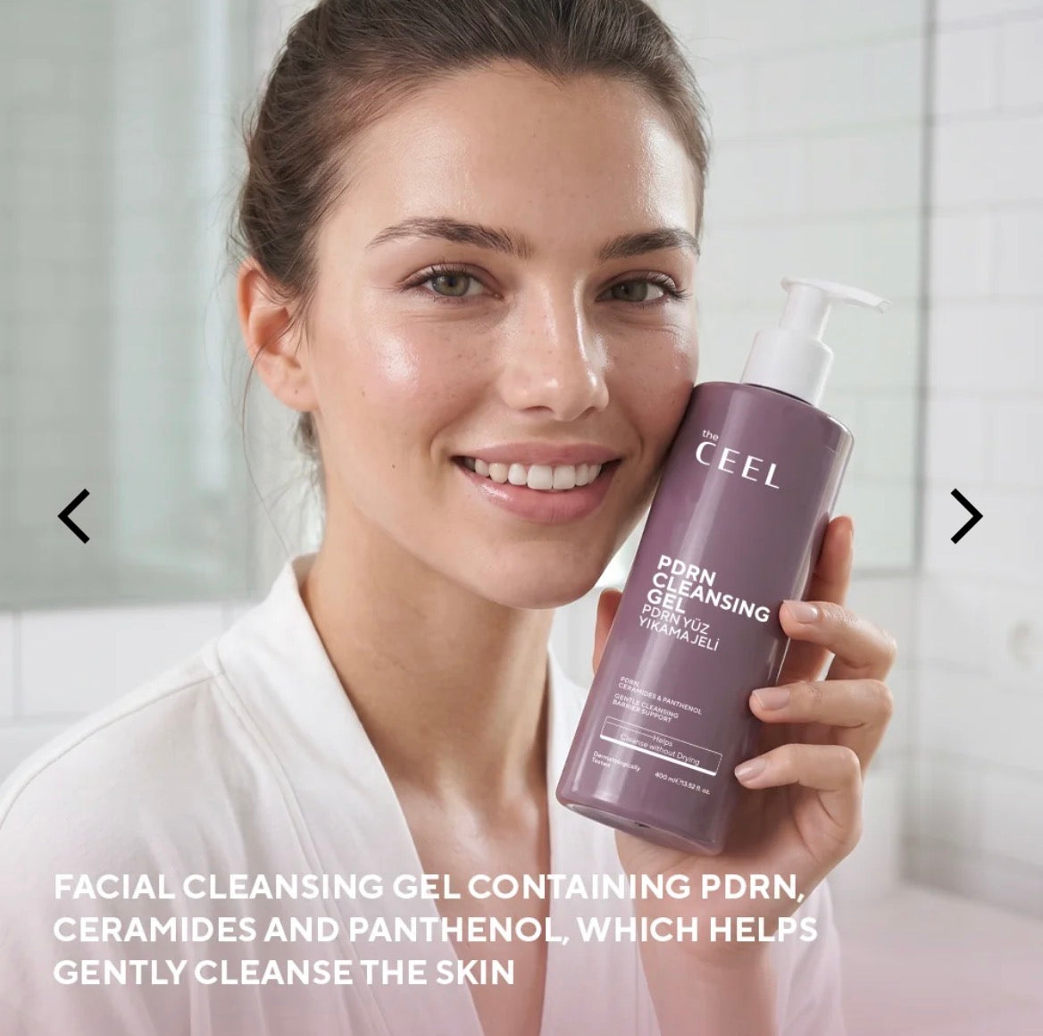 PDRN Salmon DNA Facial Cleansing Gel – Triple Ceramide Complex, Panthenol & Beta Glucan 400 ml